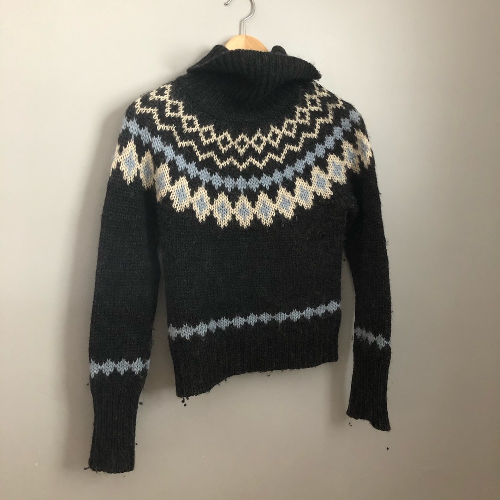 SOLD Vintage J Crew fair isle wool sweater